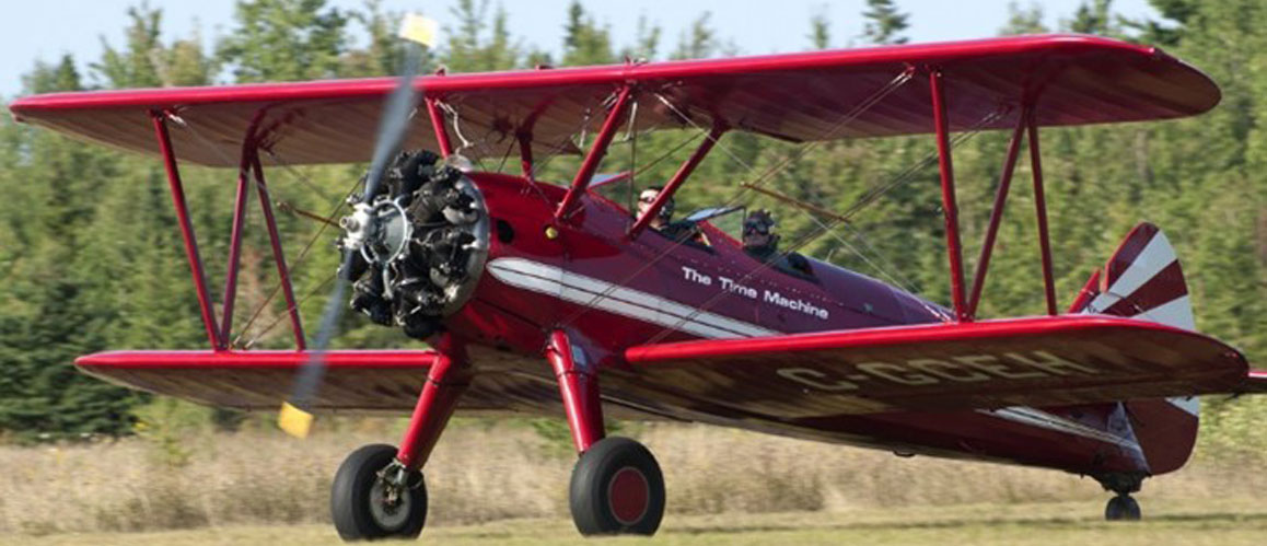 Boeing Stearman - Harry & Shane Taking Off